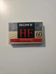 1 Sony High Fidelity Minute Blank Audio Cassette Tapes New C-90HF. Fixed Price $6.99.