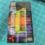 Mitsubishi E240 Super High Quality Hours Blank Vhs Video Cassette Tape. Fixed Price $9.99.