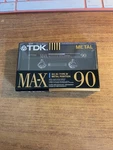 Tdk Ma-x 90 Metal Bias Sealed Cassette Tape Japan Vintage Late Nite Bargain!. Fixed Price $49.95.