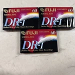 Lot 3 Fuji Dr-i 60 Minute Cassette Tapes Extraslim Case Blank Audio Type 1. Fixed Price $15.50.