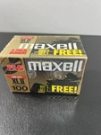 Maxell Xlii 110 High Bias Audio Cassette Tape 4 Pack Lot Sealed Type New. Fixed Price $34.99.