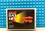 Dat Maxell Professional R125-DA Digital Audio Tape (new). Fixed Price $17.99.