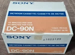 Sony DC-90N Dictation Cassette Blank Tape 10 Pack New. Fixed Price $24.95.