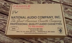National Audio Company Inc Case Of 100 Blank Cassettes Tapes 30 Minute Clr. Fixed Price $199.99.