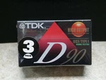3 Pack Tdk D90 Cassette Tapes Ieci/type 1 Blank - Factory Sealed. Fixed Price $6.88.