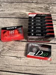Lot Of 10 Blank Cassette TAPES-2 Sony High Fidelity 90 Min & Tdk D60. Fixed Price $19.99.
