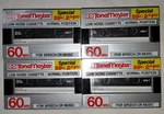 Tonemaster Blank Cassette Tape Low Noise Normal Position 60 Min New Sealed. Fixed Price $10.88.