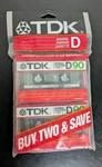 Tdk 90 Type One Cassette Tape Two Pack Original Unopened. Fixed Price $18.00.