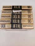 Maxell Xlii High Bias 4-90 + 1-100 Min. All Tapes New Sealed 5 Total. Fixed Price $40.00.