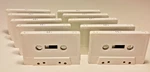 10 Bulk Pack 120 Minute White Shell Blank Cassette Tape Fine Quality Lot C-122. Fixed Price $49.95.
