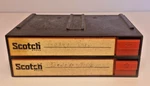 Vintage 3M Scotch Cbox Push-button Auto Eject Storage Drawers W/2 Cassettes. Fixed Price $5.00.