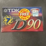 Tdk D90 Audio Cassette Tape 7 Pack High Output Ieci Type 1 Dynamic Sealed. Fixed Price $15.00.