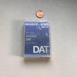New/sealed Sony PDP-125C Dat Plus Cassette Professional Tape. Fixed Price $14.50.