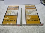 Ampex Recording Cartridge 381 New Sealed 80 Minute (2). Fixed Price $12.50.