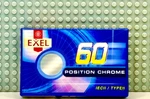Exel Chrome 60 Blank Cassette Tape (1) (sealed). Fixed Price $23.39.