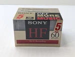 Sony HF-60 Hi-fi Recording Blank Audio Cassette Tapes Normal Bias 5 Pack Sealed. Fixed Price $13.60.