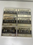 Vintage Audio Cassette Tape Realistic Super Gold 120 Cat. No. 44-923 NEW(6). Fixed Price $74.40.