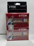 Tdk D90 Dynamic Performance Blank Cassette Tapes - 4 Pack New (sealed). Fixed Price $8.99.