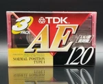 3-PACK Tdk Ae 120 Blank Audio Cassette Tapes Type Normal Position Japan 1995. Fixed Price $27.99.