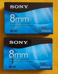 (2) Lot Sony 8MM P6-120MPL Minute Video Cassette Tape New Sealed. Fixed Price $14.98.