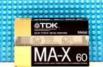 Tdk Ma-x 60 Type Iv 1987 Usa Blank Cassette Tape (1) (sealed). Fixed Price $71.99.