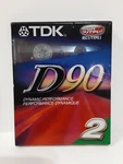 Tdk High Output Normal Bias Blank Cassette Tapes X2 D90 New Sealed. Fixed Price $6.49.