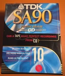 Tdk Sa 90 High Bias Type Ii Audio Cassette Tapes 10-PACK Sealed Brick Nos 1997. Fixed Price $89.99.