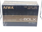 Aiwa C-60LX 10PACK Blank Audio Cassette Tape (sealed) Nos! New. Fixed Price $229.99.