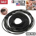 100 Pcs Square Rubber Drive Belt Replacement For Cassette Player Recorder Repair. Fixed Price $9.48.