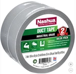 Nashua Industrial Grade All Weather Silver Duct Tape - 1.89" X 60.1 Yards 2. Fixed Price $12.99.