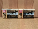 2 Nos & Sealed Maxell Xlii 90 Blank Audio Cassette Tapes Type High Bias. Fixed Price $18.00.