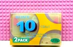 Sony Cdix 10 Twin Pack 2000 Japan Type Cassette Tapes (2) (sealed). Fixed Price $29.99.