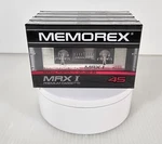 Memorex Mrx 1, 45 Premium Audio Cassettes Tapes,new Sealed Rare. Fixed Price $21.84.