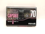 Maxell Capsule Cologne 70 Blank Audio Cassette Tape (sealed) New. Fixed Price $21.99.