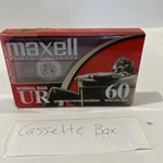 New Maxell Blank Tapes Audio Cassette Normal Bias Ur 60 Minutes. Fixed Price $5.04.