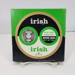 Vintage Irish 195 Acetate Brown Band Blank Recording Tape 600 Ft. 5" Reel Vtg. Fixed Price $19.59.