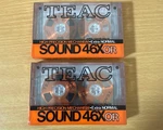 Of 2 Teac Sound 46X High Precision Mechanism Extra Normal Cassette Tape. Fixed Price $210.00.