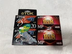 Lot Of 4 Tdk HI8 Mp 120 Blank Cassette Camcorder Videotape 8MM. Fixed Price $19.95.