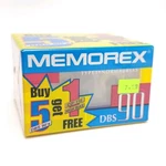 Memorex Blank Audio Cassettes Tapes Sealed 5+1 Dbs 90 Nos. Fixed Price $15.99.