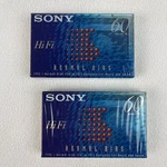 Sony Hi-fi Type Normal Bias Blank Cassette Tape 60 Min Lot Of 2. Fixed Price $9.96.