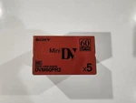Box Of 5 Sony Dvc Minutes Digital Camera Cassettes DVM60PR2 Tapes G88. Fixed Price $15.99.