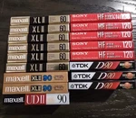 Lot Of 17 Blank Audio Cassette Tapes Maxell Xlii Udii, Sony Hf, Tdk New Sealed. Fixed Price $74.99.