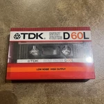 Tdk D60L Instant Starting Type Blank Cassette Tape (1) (sealed). Fixed Price $10.00.
