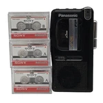 Panasonic Microcassette Recorder RN-402 Tested & Working With 3 Cassettes Vg. Fixed Price $44.99.