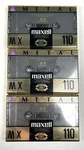 Vintage Lot Of 3 Brand New Sealed Maxell Mx 110 Iec Type Iv Metal Cassette Tape. Fixed Price $59.99.