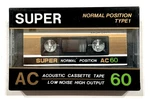 Super Ac 60 Audio Cassette Blank Tape Sealed Made In Japan Type. Fixed Price $25.99.