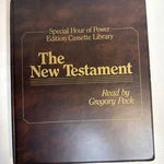 New Testament Cassette Gregory Peck Audio Bible Complete Vintage. Fixed Price $28.99.