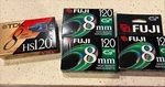 Fuji P6-120 8MM Video Cassette 3 Pack New/still Sealed + HS120 Tdk. Fixed Price $13.19.