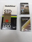 Vintage Vhs & Cassette Tape Lot Goldstar T120 Tascam 424-S Van Halen Live. Fixed Price $29.99.
