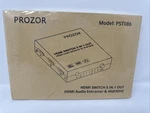 Prozor Hdmi Switch 5 In 1 Out Audio Extractor & 4K 30 Hz PST086. Fixed Price $18.00.